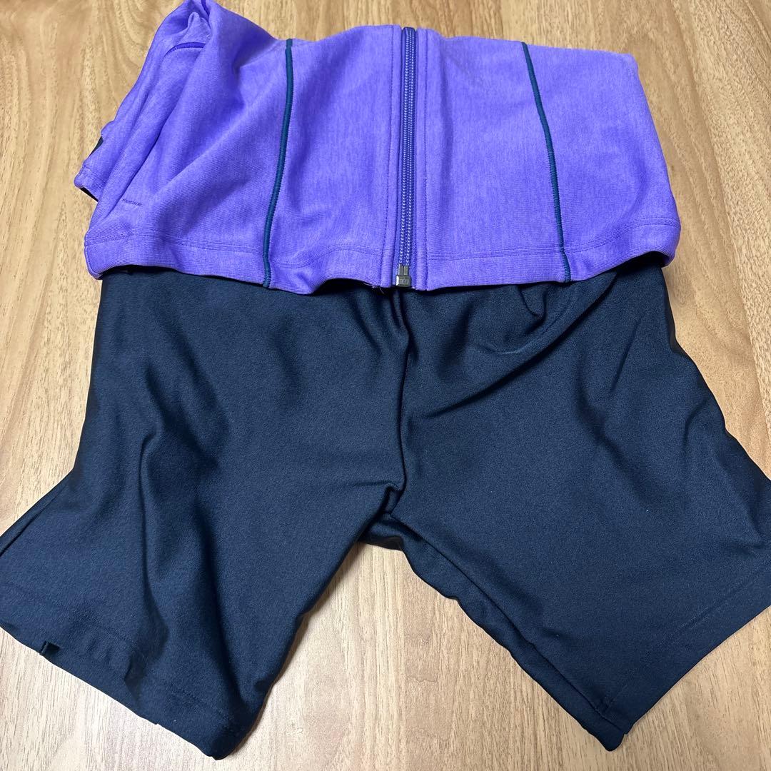 アリーナ フィットネス レディース セパレーツ パープル テラコッタ S 2個