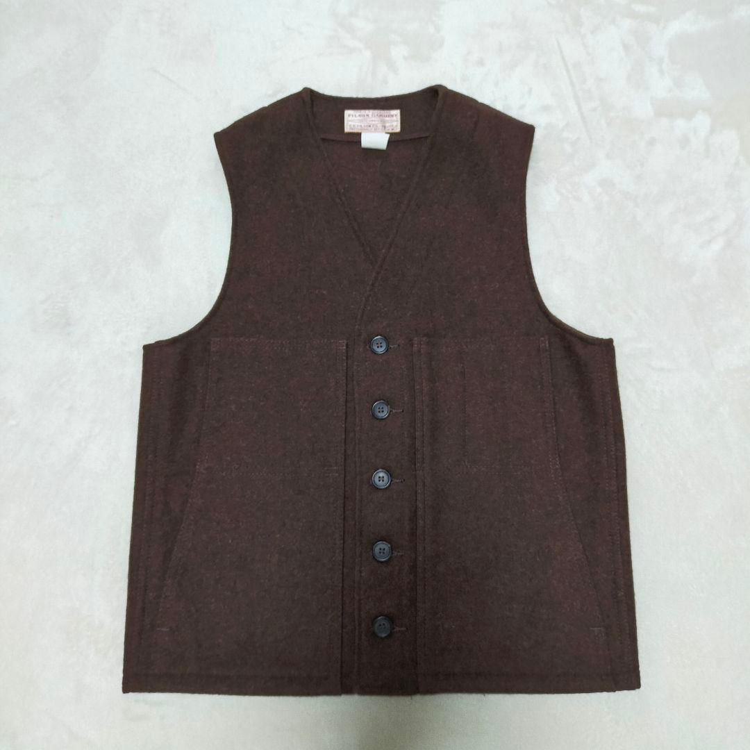 未使用品 USA製 FILSON マッキーノ ベスト 茶系 - メルカリ