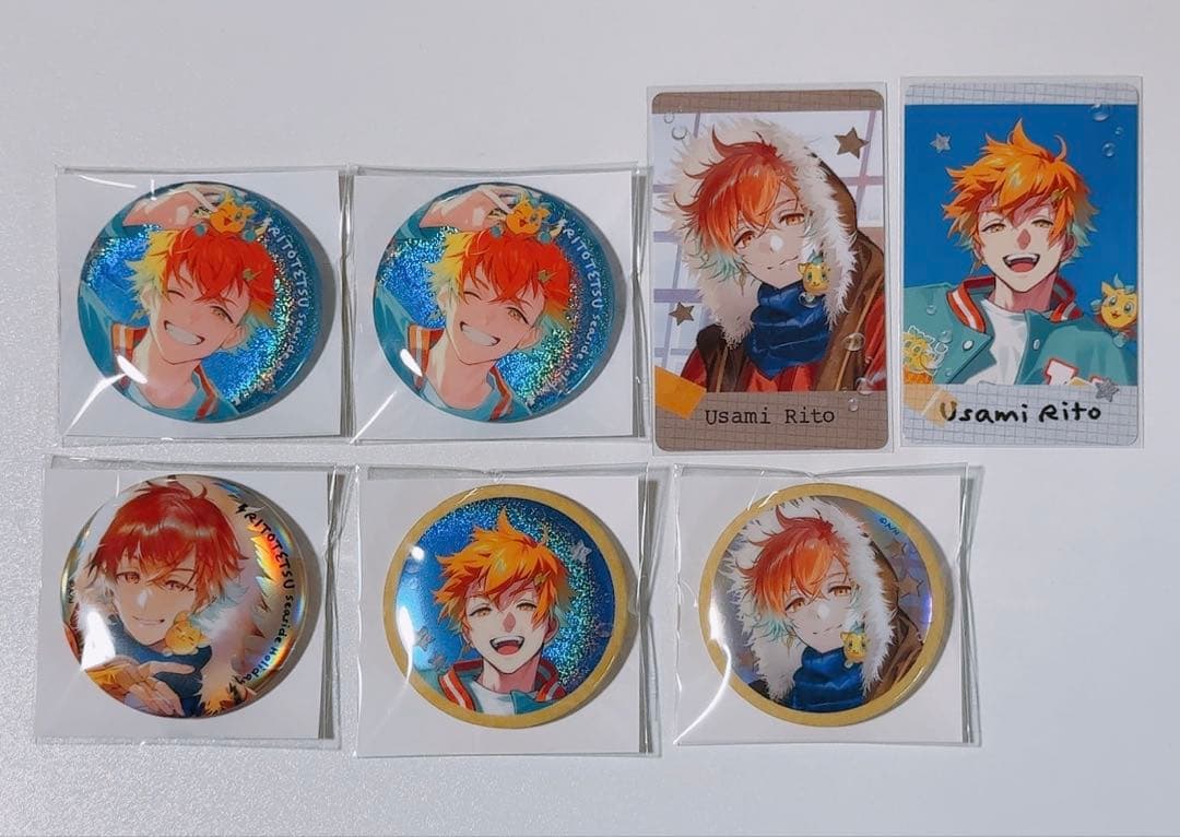 宇佐美リト 缶バッジ チェキセット - メルカリ