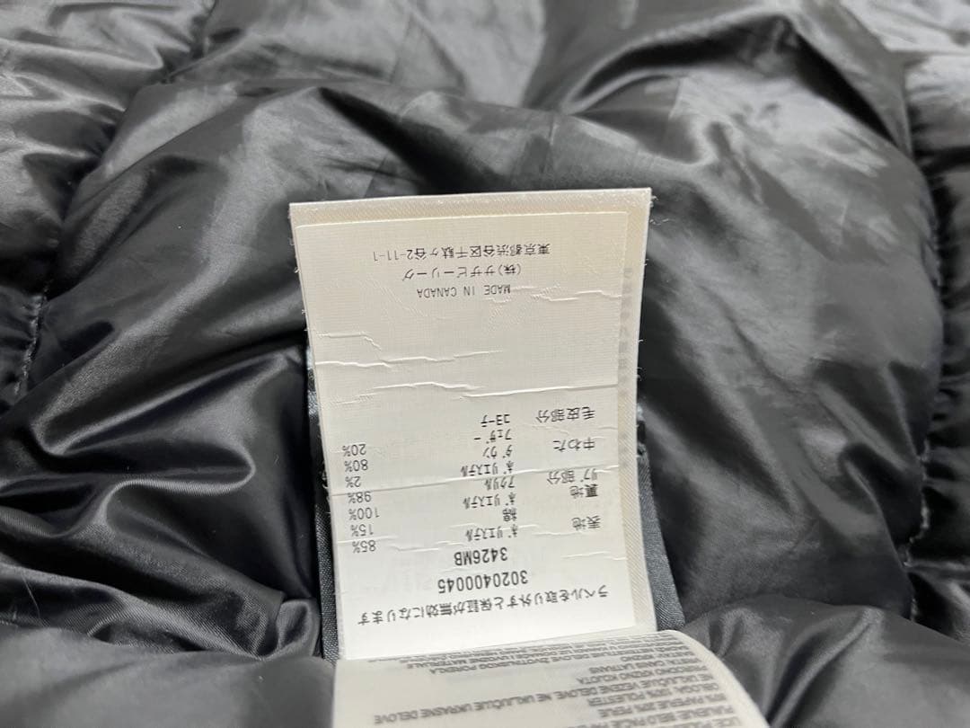 美品 カナダグース シャトーパーカ ブラックレーベル 国内正規品 3426mb