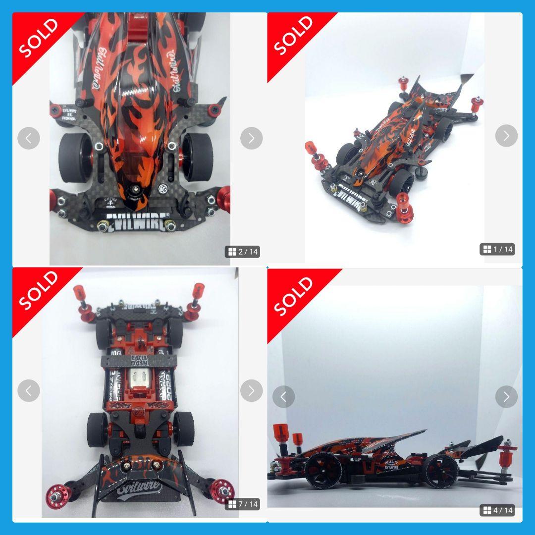 ミニ四駆完成品　オーダー　ミニ四駆パーツ　ギミック　慣らしモーター