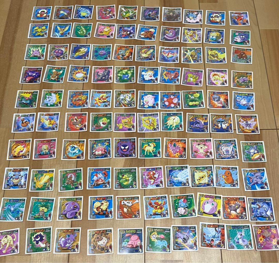 最強シール列伝 【技】117枚まとめ売り ポケモンシール - メルカリ