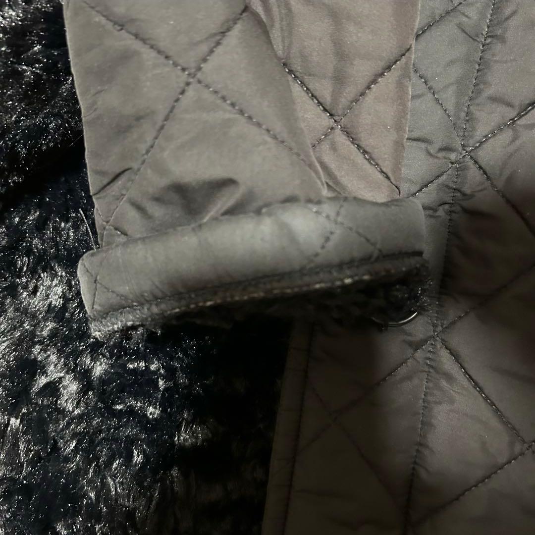 美品】トラディショナルウェザーウェア 裏ボアコート 40 ブラック