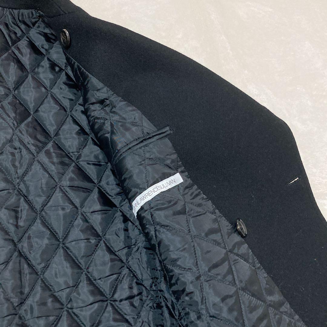 【美品】貴重 ジョンローレンスサリバン 中綿 ショート丈 ピーコート 38 BK