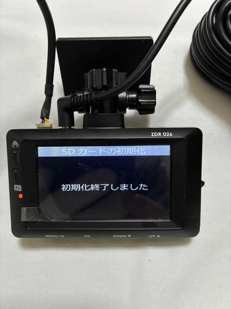 コムテック ZDR 026ドライブレコーダー前後カメラ　(127)