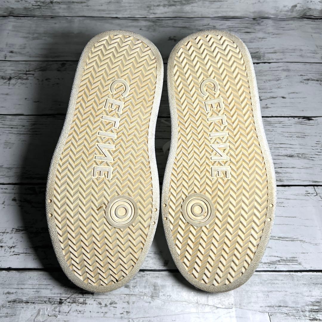 か✨CELINEセリーヌ 厚底ブロックスニーカー22カーフスキンウェッジ