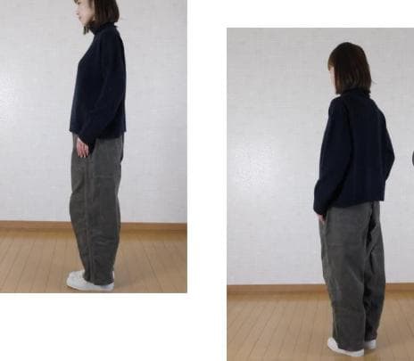 ordinary fits 　コーデュロイジェームスパンツ　カーキー　サイズ0