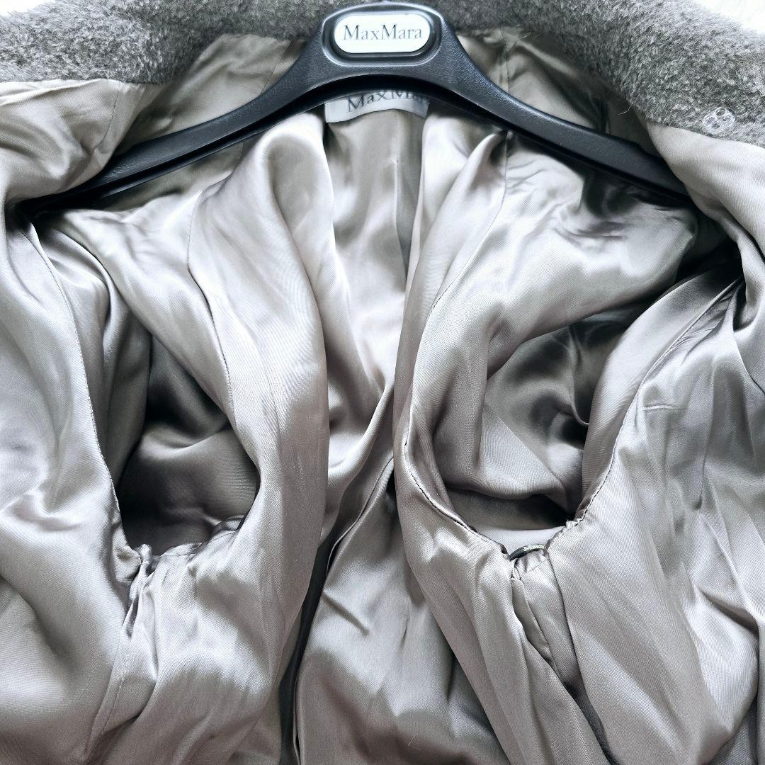 ニャンコ様 大きいサイズ✨ マックスマーラ 白タグ テディベアコート　アルパカ
