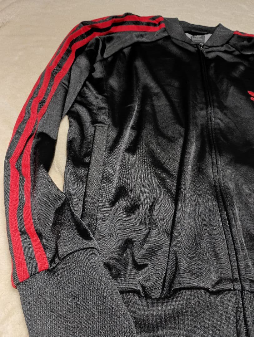 adidas ジャージ 黒/赤 atp 美品 size表記O