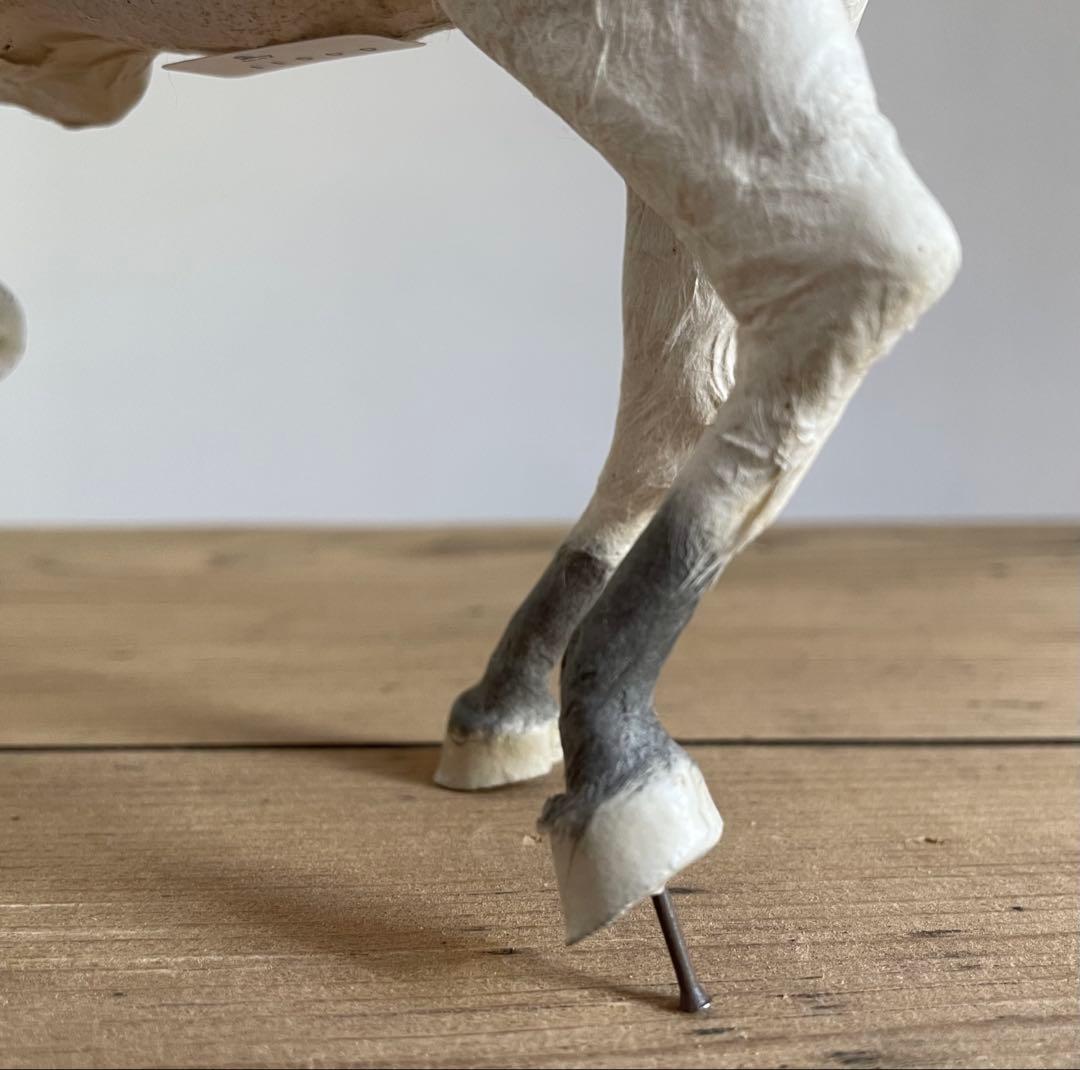 古い馬人形　レトロ　オブジェ