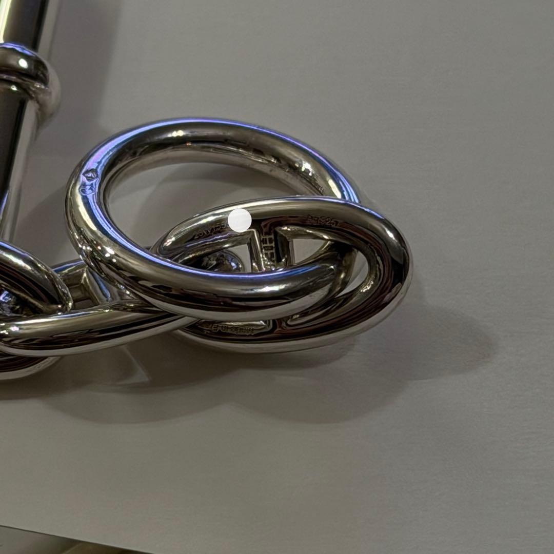 HERMES ブレスレット　エルメス シェーヌダンクル　 GM 14コマ