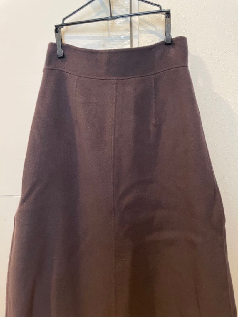 NO.b（ナンバーB）ウールリバーススカート 36 スタイリスト大草直子