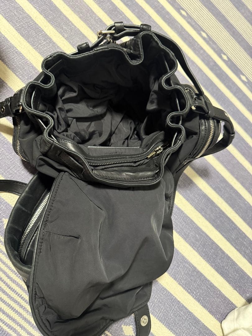 アレキサンダーワン 2WAY リュック／ショルダーバッグ ブラック