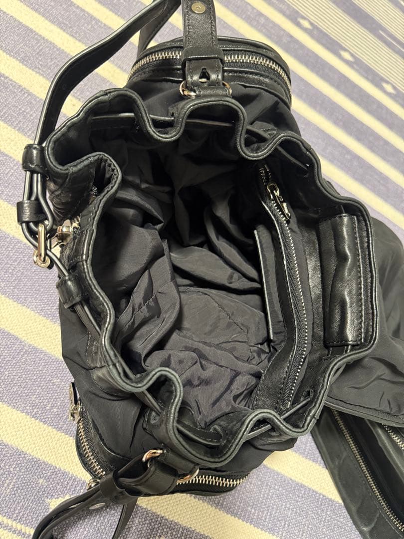 アレキサンダーワン 2WAY リュック／ショルダーバッグ ブラック