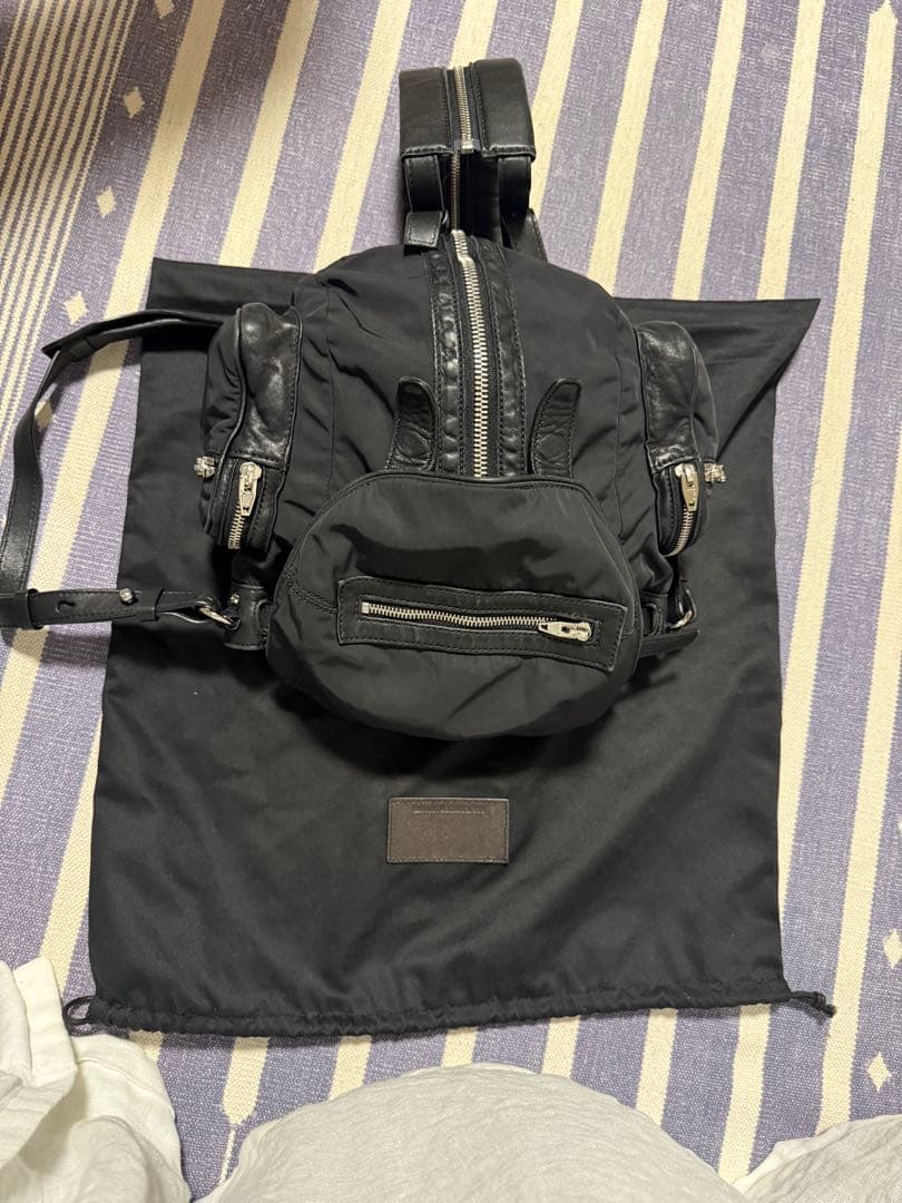 アレキサンダーワン 2WAY リュック／ショルダーバッグ ブラック