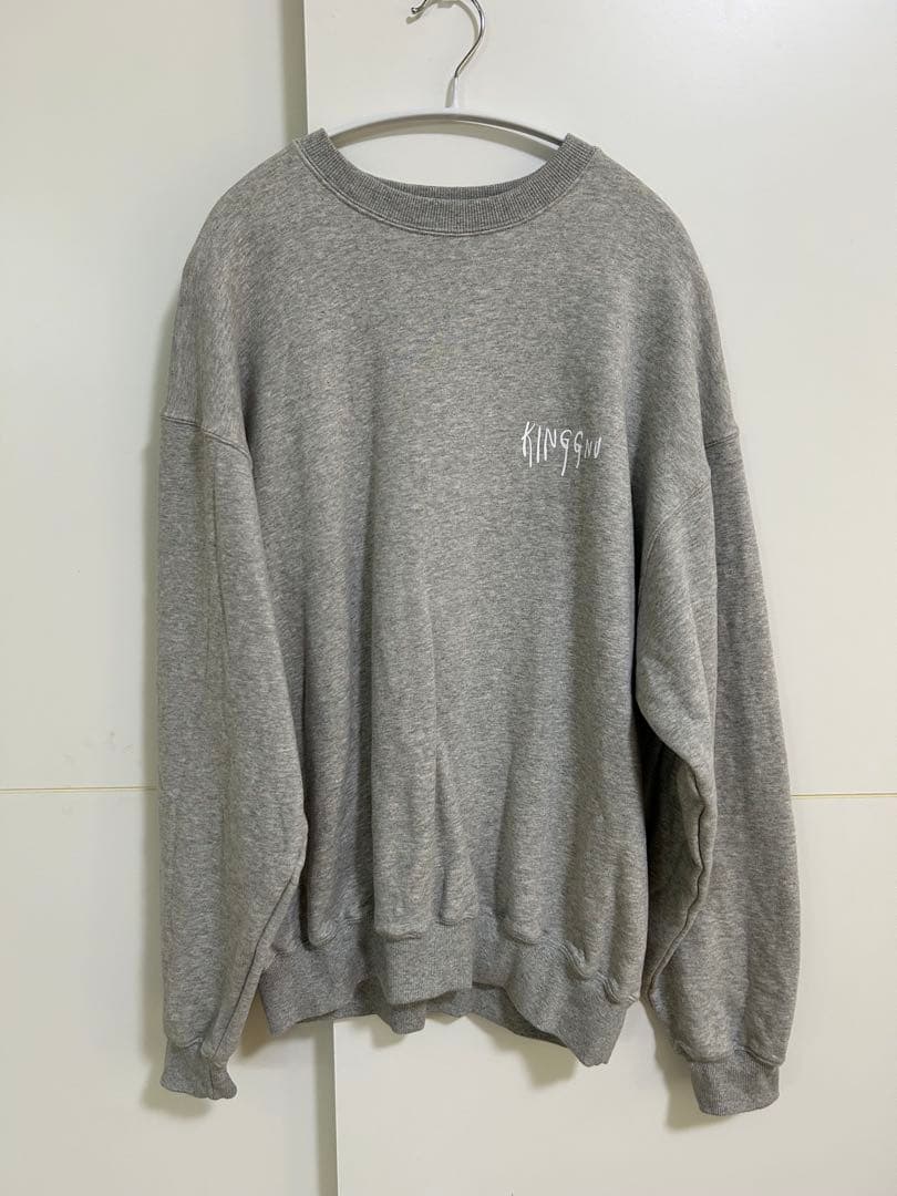 KingGnu キングヌー REVIVAL GNU SWEATスウェット グレー