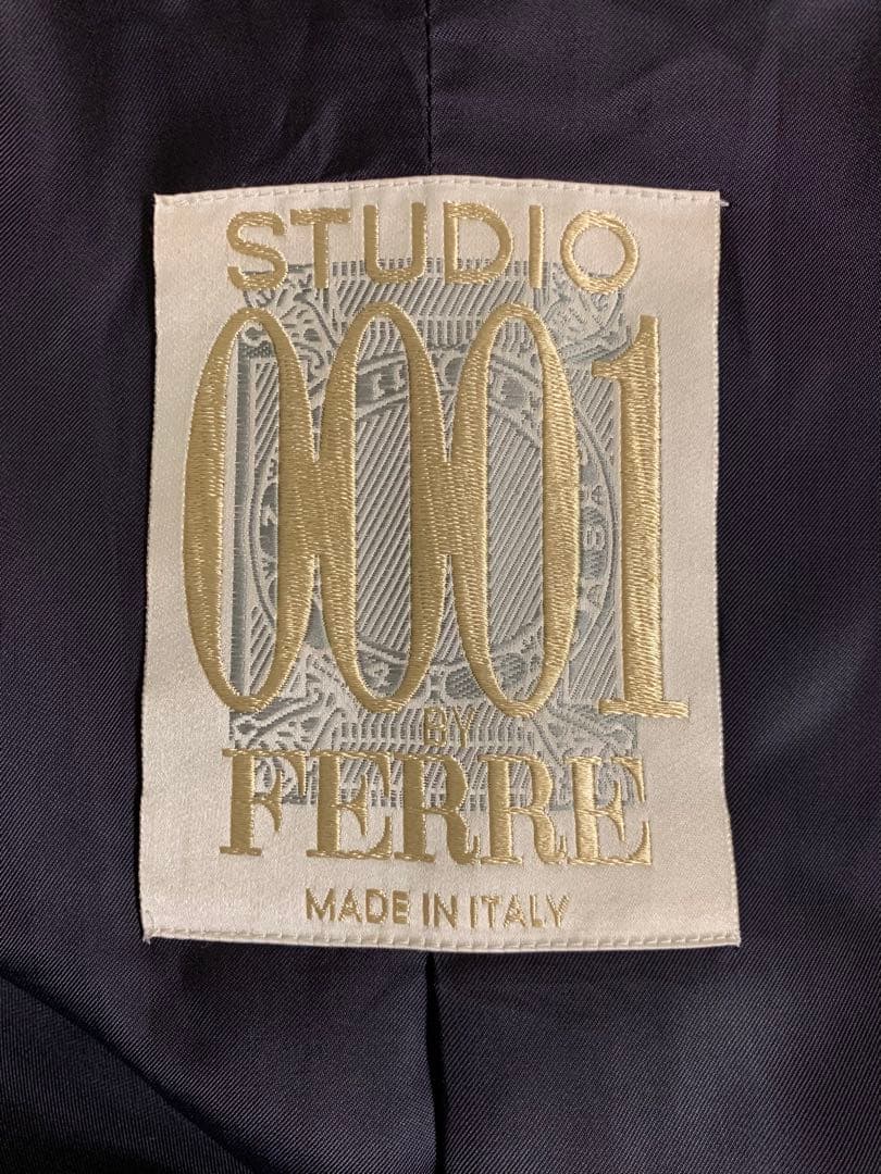 STUDIO 0001 by FERRE カシミヤ ロングコート 80s 90s