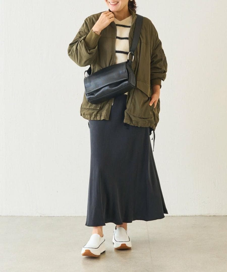 BEARDSLEY フレアMA-1ブルゾン　ビアズリー　カーキ　ジャンバー