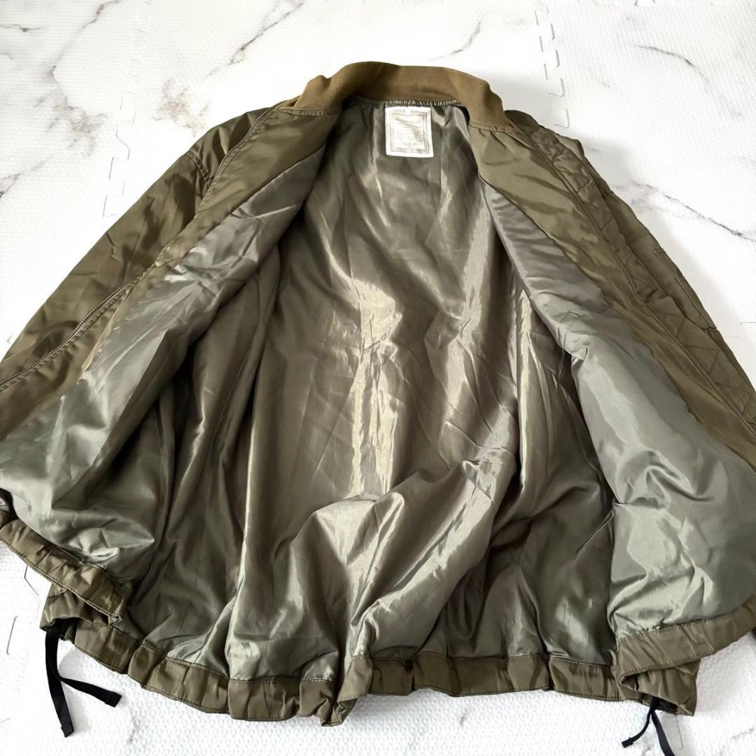 BEARDSLEY フレアMA-1ブルゾン　ビアズリー　カーキ　ジャンバー