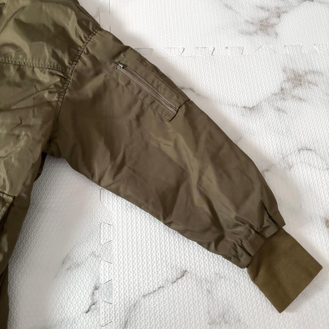 BEARDSLEY フレアMA-1ブルゾン　ビアズリー　カーキ　ジャンバー