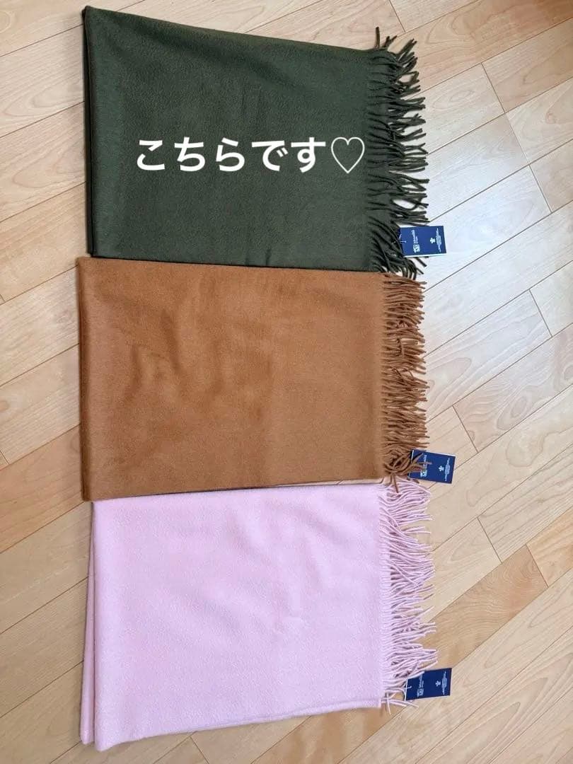 新品タグ付大判Johnstons of Elginカシミヤストールジョンストンズ