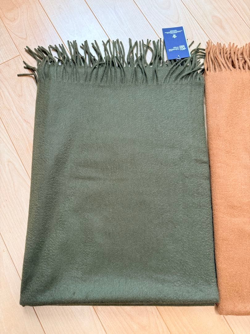 新品タグ付大判Johnstons of Elginカシミヤストールジョンストンズ