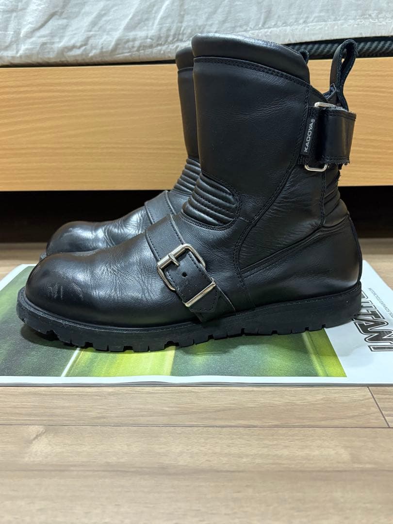 KADOYA BLACK ANKLE(A)/ブラック　26.5cm