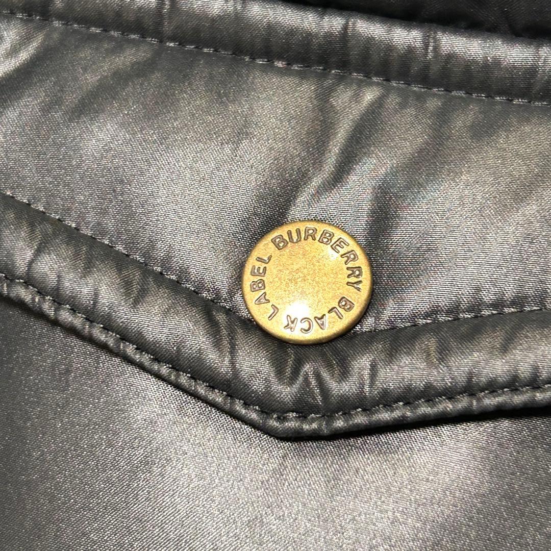 ✨美品✨BURBERRY バーバリー ブラックレーベルダウンジャケットＬ 黒