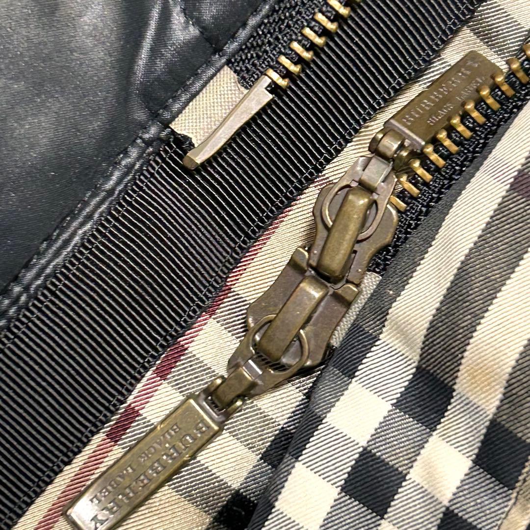 ✨美品✨BURBERRY バーバリー ブラックレーベルダウンジャケットＬ 黒