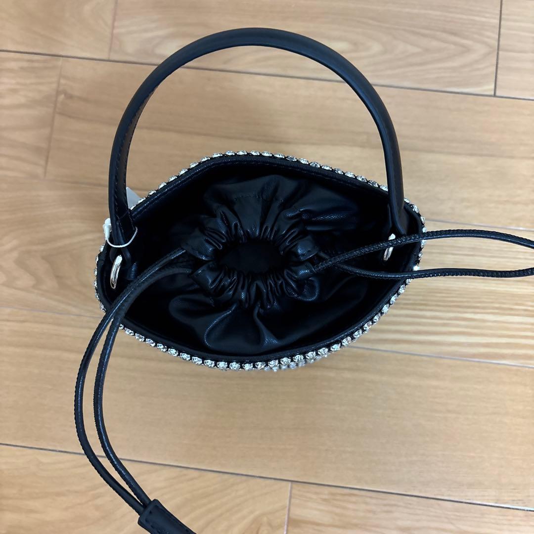 新品・未使用　ユナイテッドアローズ　ストーン装飾 バケットバッグ