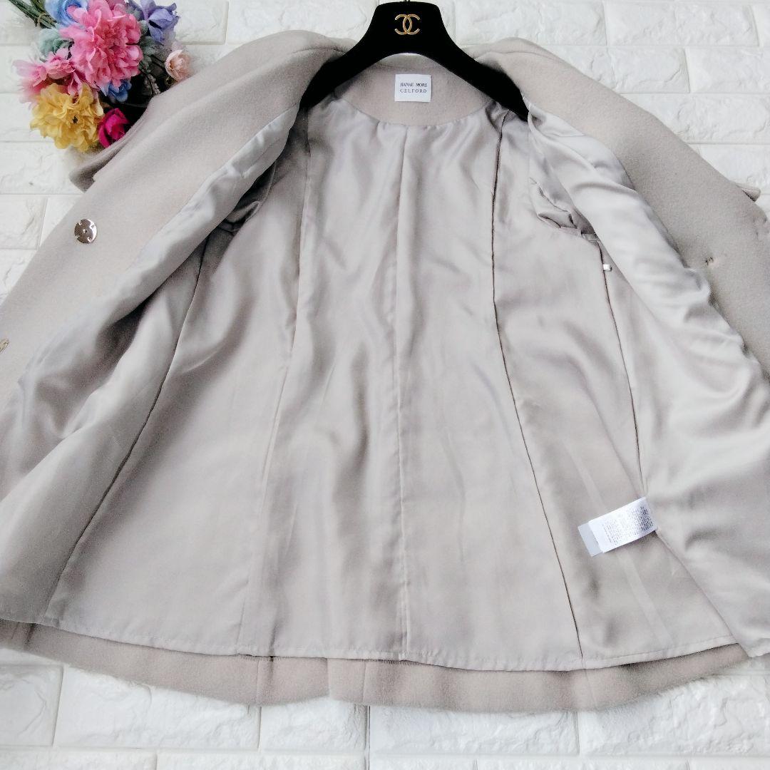 美品♪ HANAE MORI CELFORD セルフォード ケープコート ウール