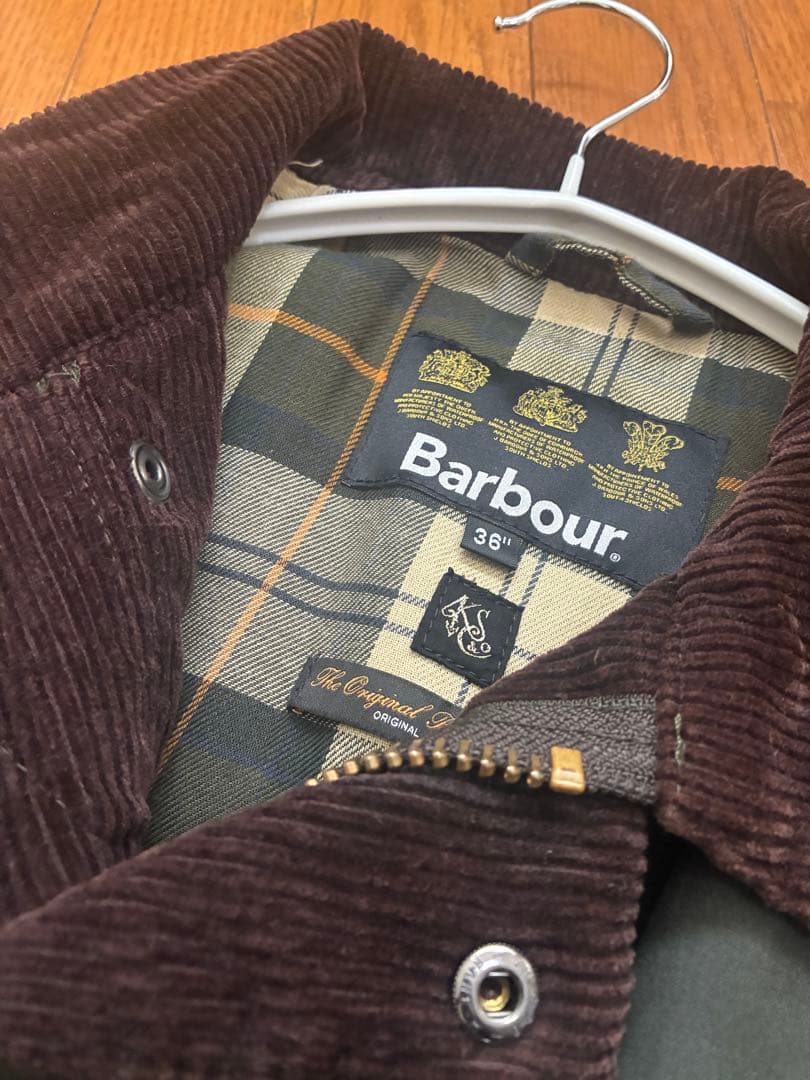 キャプテンサンシャイン別注×バブアー　トラベラーコート　36