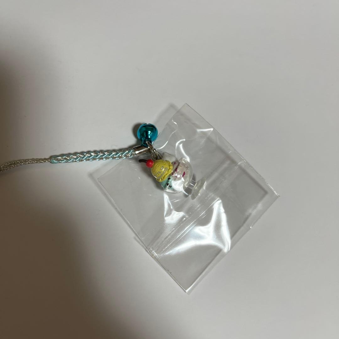 504 ハローキティ パフェ 根付けストラップ アイス