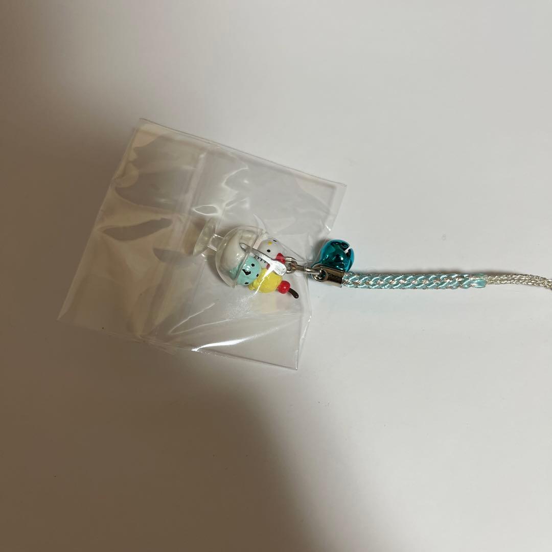 504 ハローキティ パフェ 根付けストラップ アイス