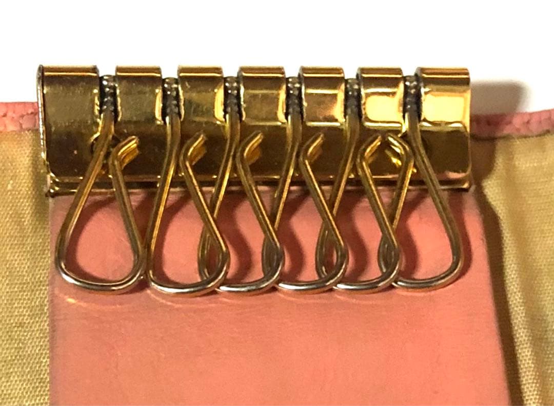 CHANEL シャネル☆6連キーケース☆ココマークピンクレザー☆ミニショッパー付