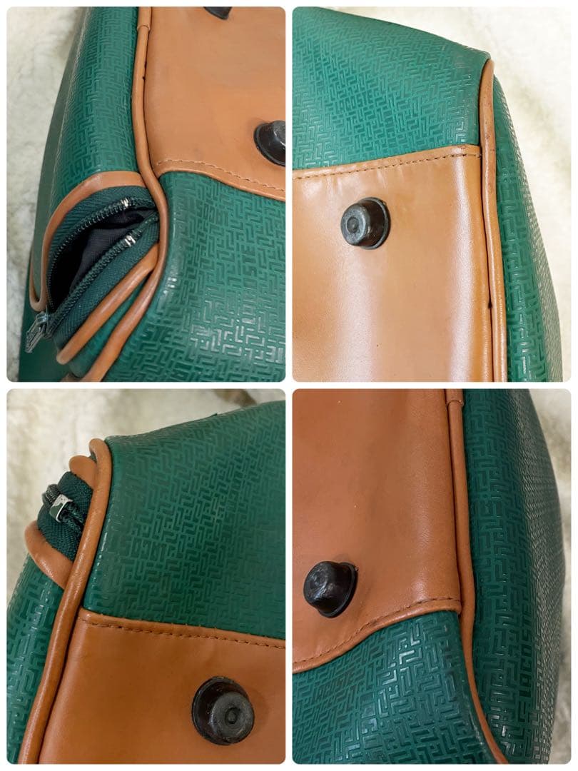 LACOSTE ラコステ ボストンバッグ ゴルフバッグ 総柄 大容量 - メルカリ