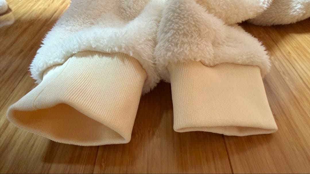 ミルク　V TWELVE ボアジャケット　背面ロゴ　裏地付　メンズM