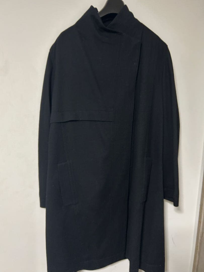 HELMUT LANG スタンドカラーコート BLACK L