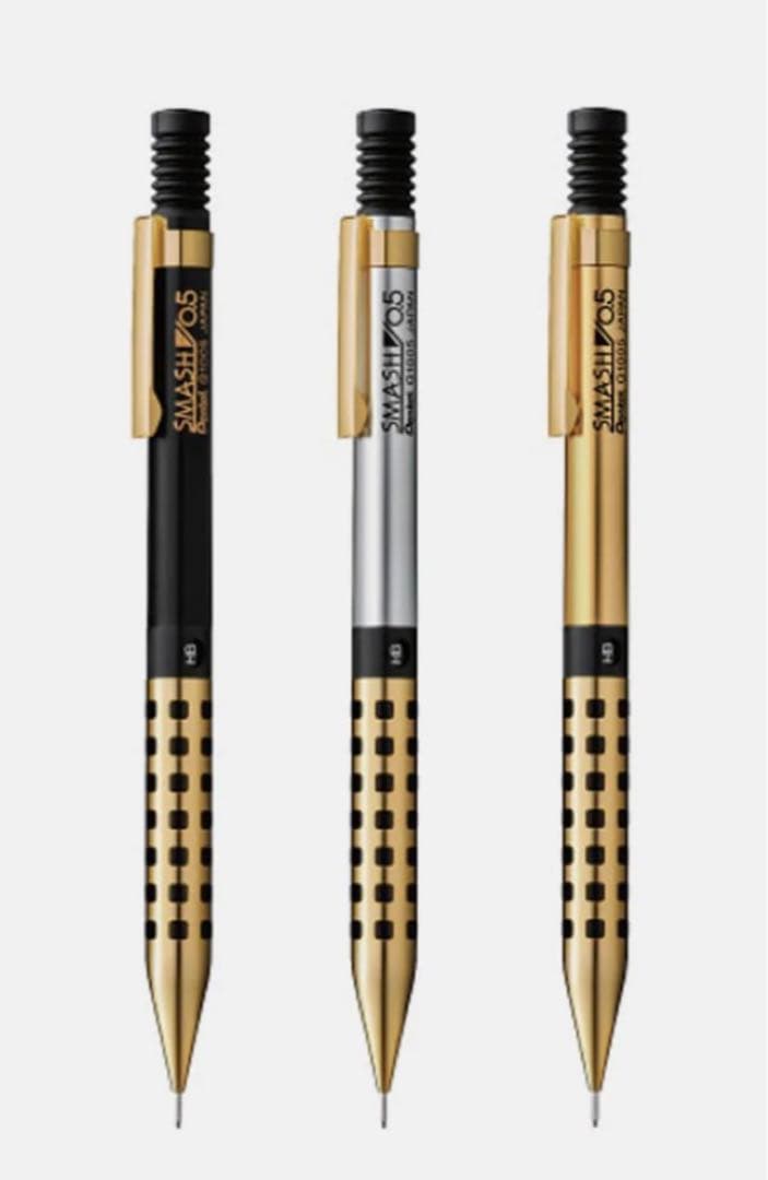 韓国限定】ぺんてるSMASH スマッシュ ゴールドエディション 全3色