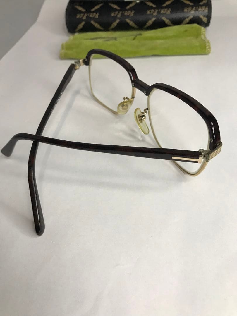 4）ブローライン べっ甲 1/20 14KGF 14金張 鼈甲 メガネ フレーム