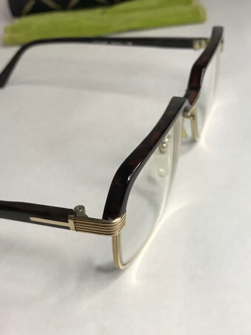 4）ブローライン べっ甲 1/20 14KGF 14金張 鼈甲 メガネ フレーム
