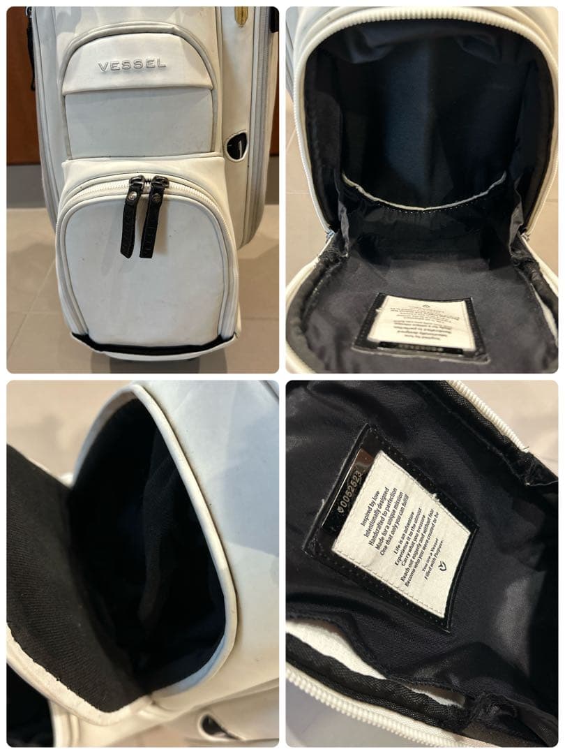 Vessel ダブルストラップスタンド付キャディバッグ【スタンド&フード訳あり】