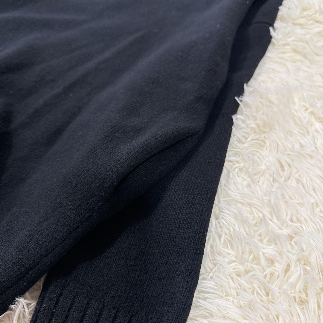 極美品　Plage スーパーファインウールカシミヤハイネックワンピース　黒　38