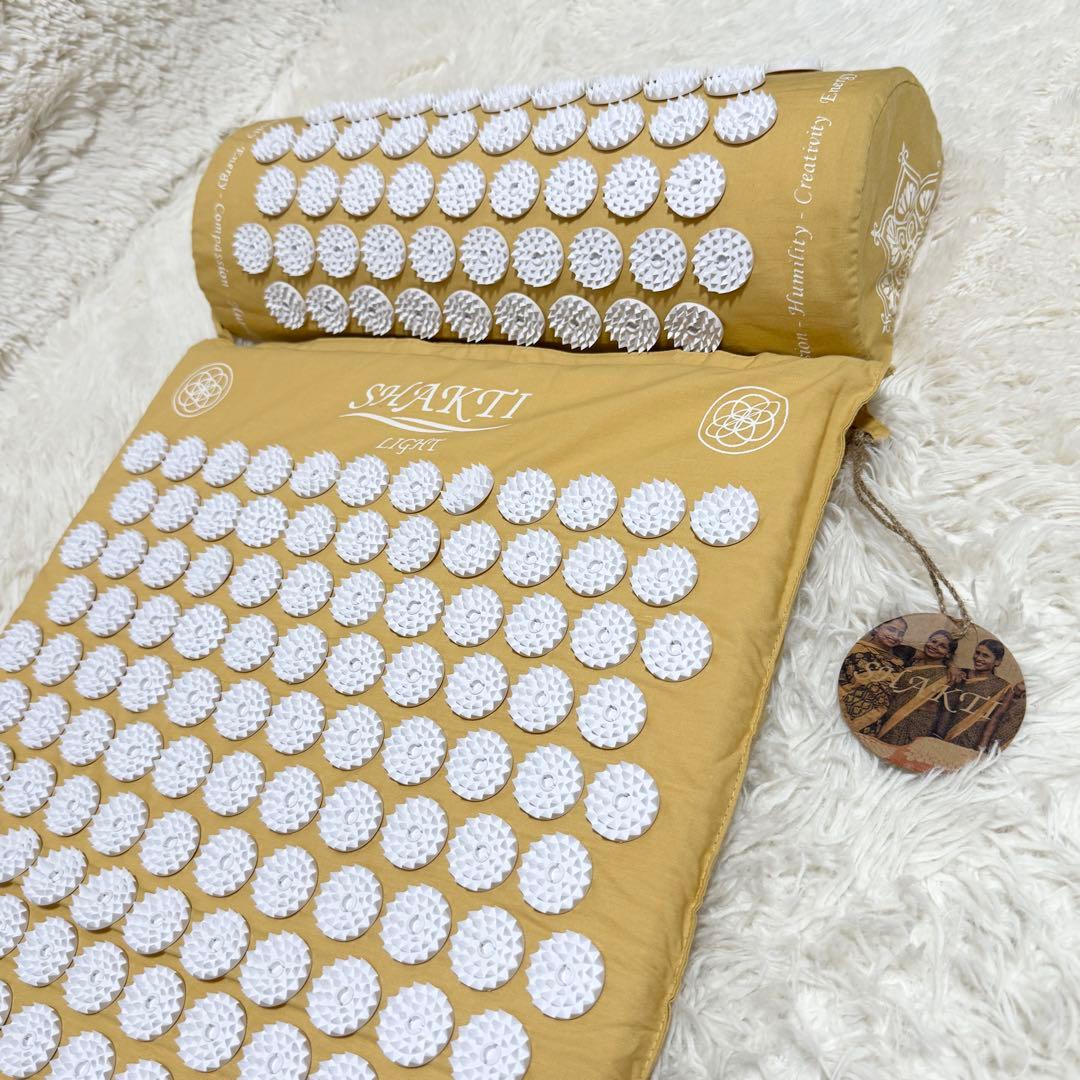 【正規品】シャクティマット＆ピロー（究極のシャクティセット）Light レベル1