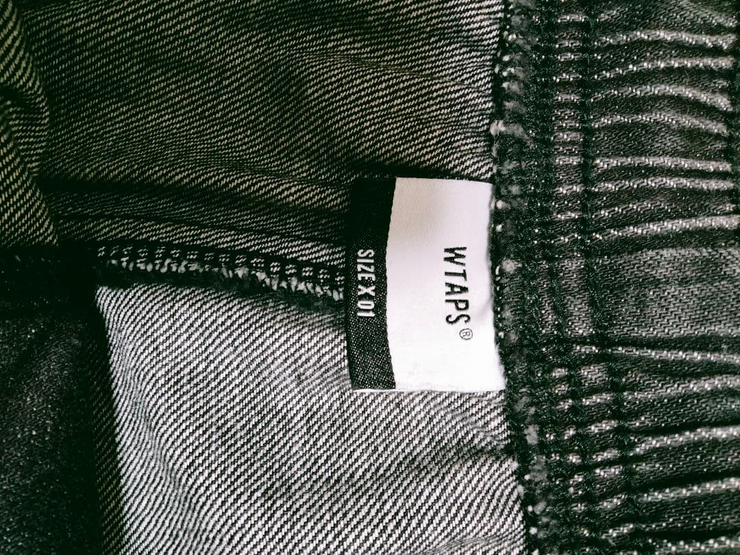 ダブルタップス21aw　デニムパンツ　ブラック　サイズ1。