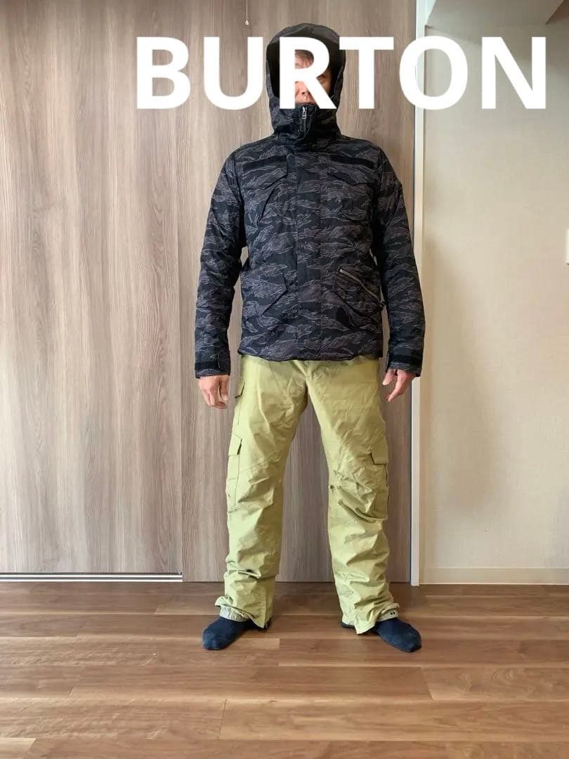 Burton スノーウェア　迷彩とカーゴパンツ上下セット　最終値下げ
