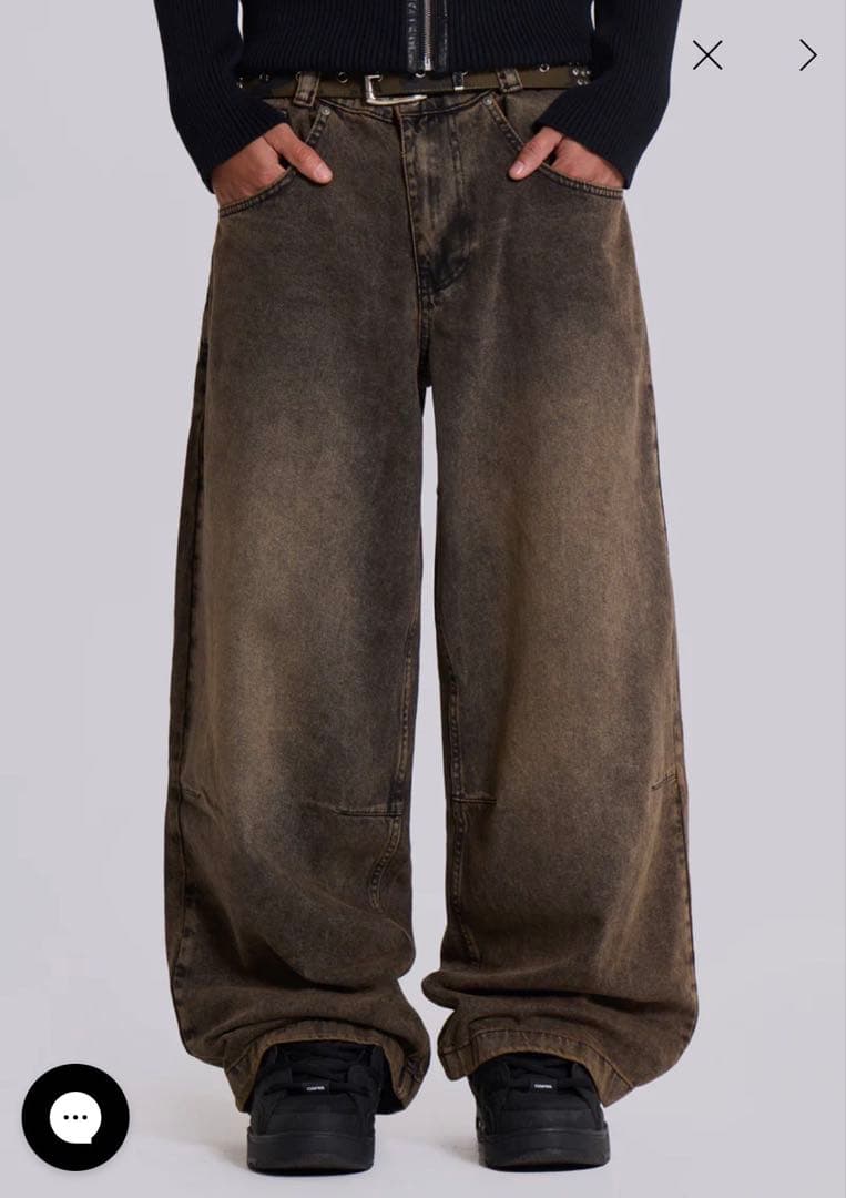 Jaded London バギーデニムパンツ　W30
