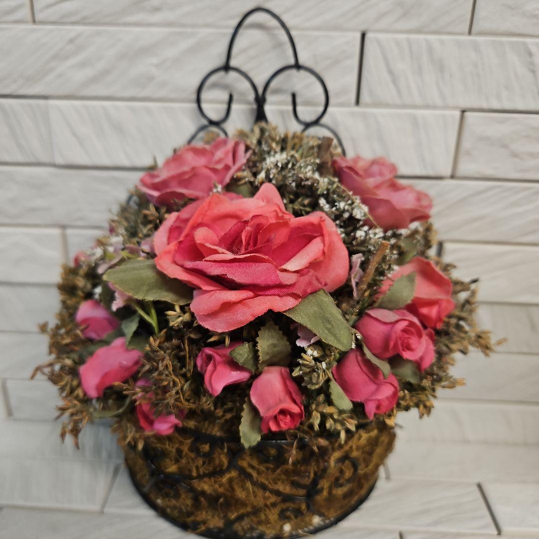 フラワーアーチストMACHIKOお花の置物 & 壁掛けフラワー 倉庫保管品未使用