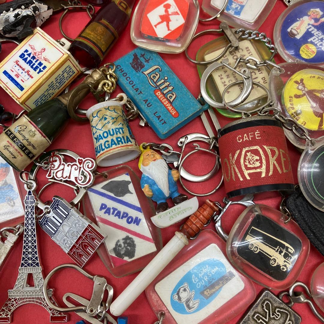 フランス雑貨★フレンチキーホルダー大量100個セット★ワイン　エッフェル塔など