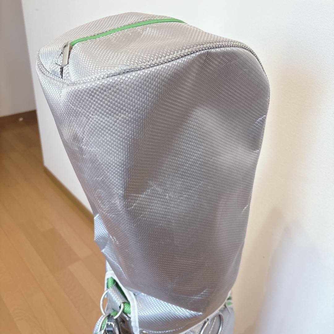 K424 美品！ドクロ 王冠 シルバー キャディバック